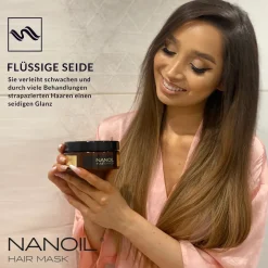 Liquid Silk Hair Mask 300 ml-Nanoil Discount