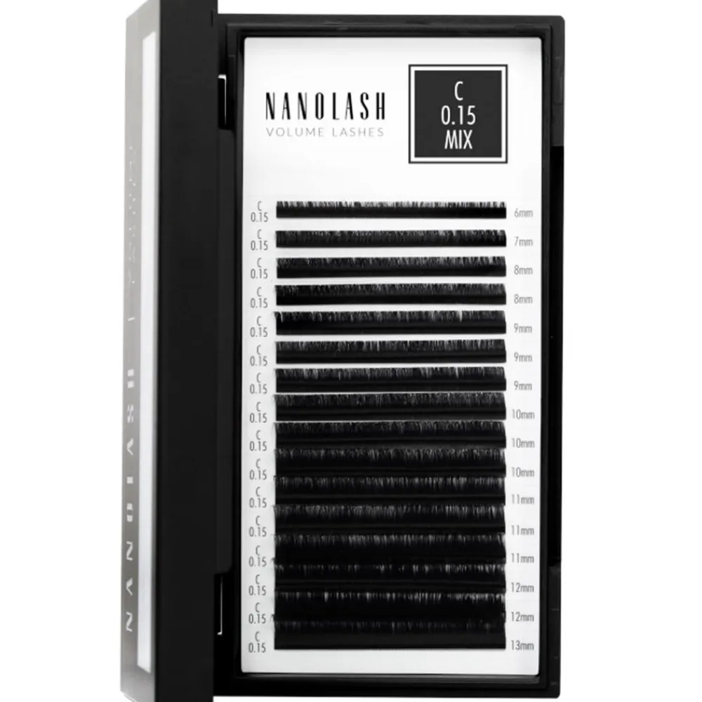 Volume Lashes 0.15 C 6-13mm-Nanolash Best
