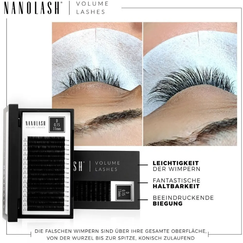 Volume Lashes 0.15 C 6-13mm-Nanolash Best