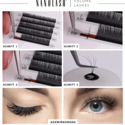 Nanolash Wimpern|Volume Lashes 0.07 D 10mm
