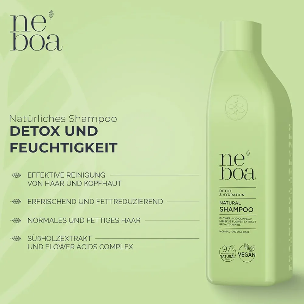 neboa Hagel Nature| Shampoo^Detox & Hydration Natural Shampoo 300 ml