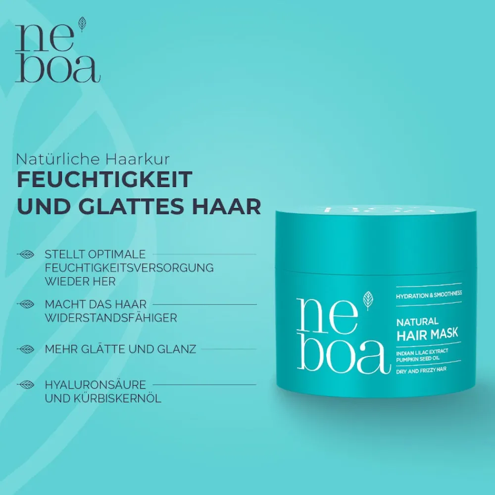 Hydrating & Smooth Natural Hair Mask 300 ml-neboa