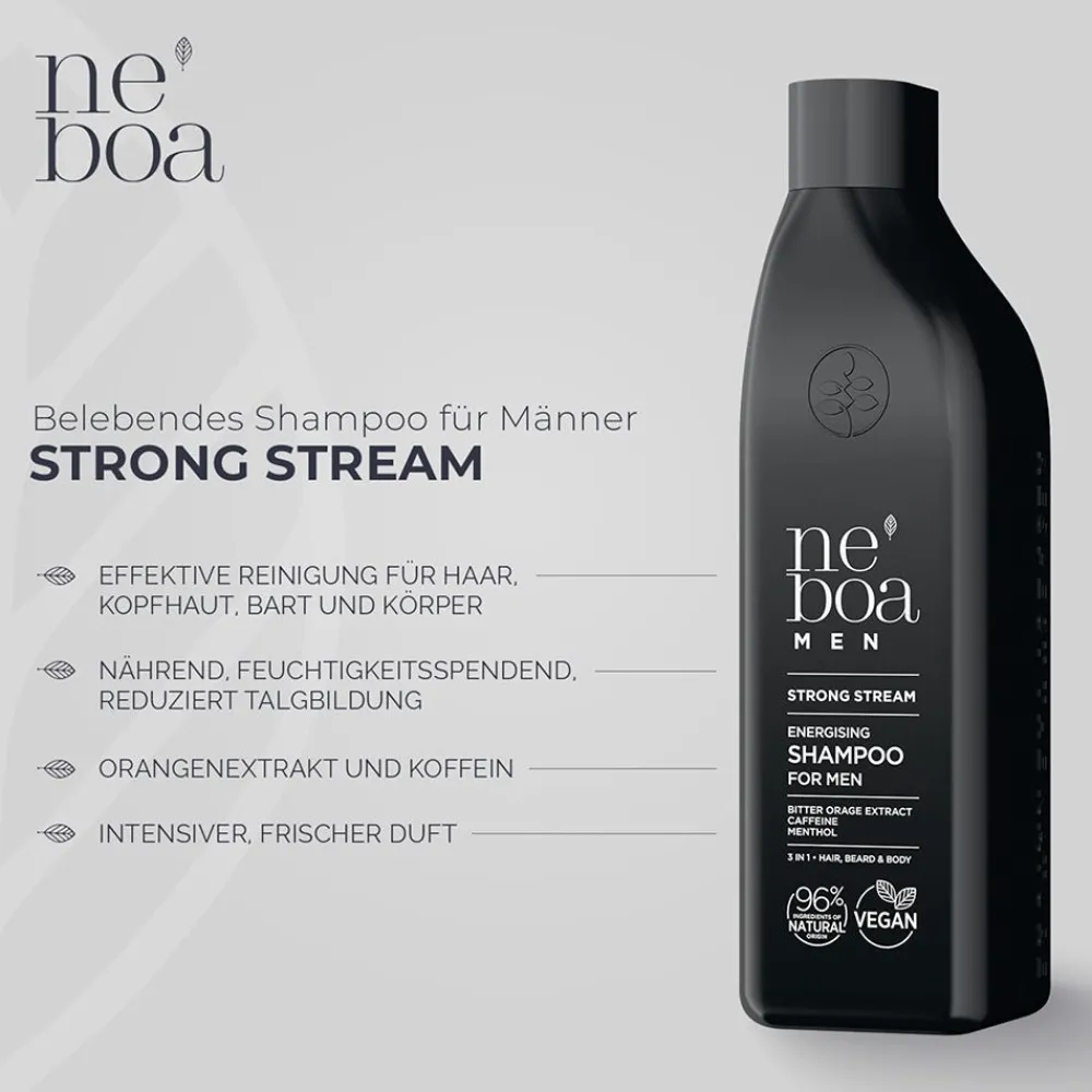 neboa Shampoo|Hautpflege^MEN STRONG STREAM Shampoo & Shower Gel 2-in-1 300 ml