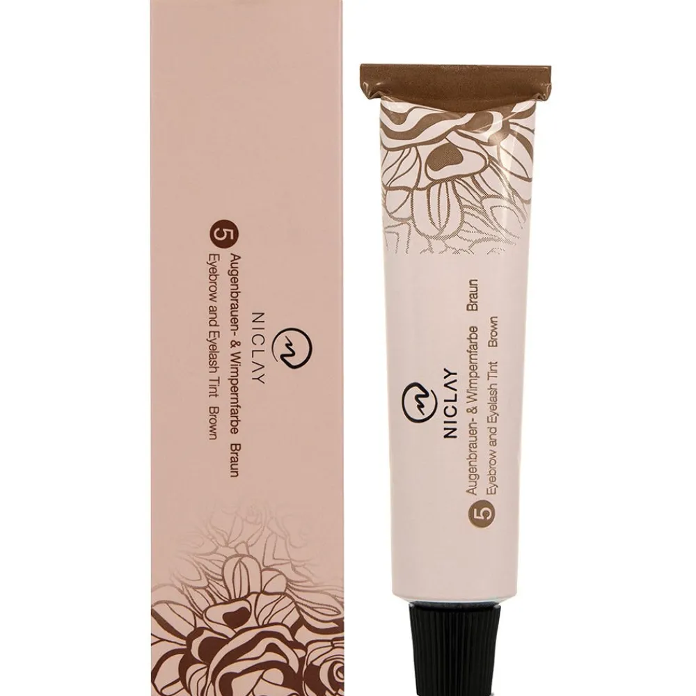 Augenbrauen- und Wimpernfarbe braun-Niclay Best