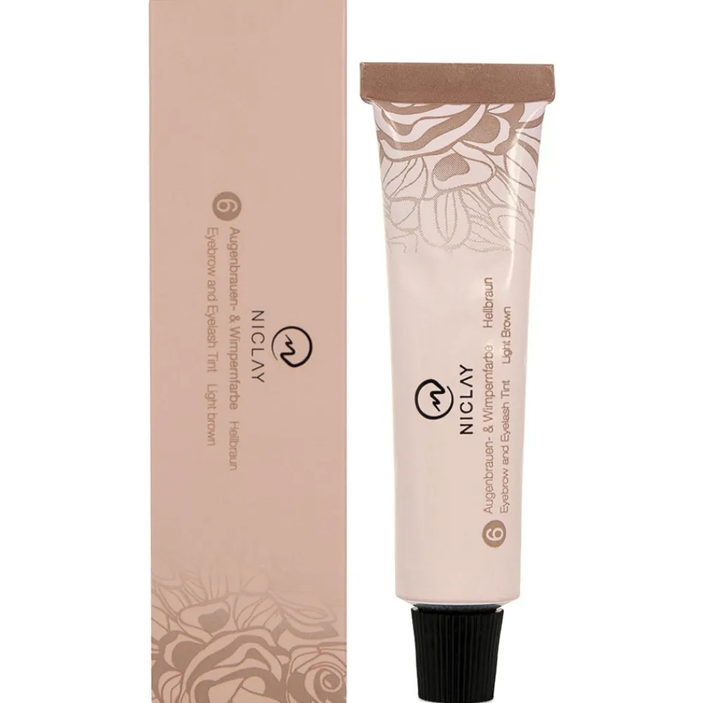 Augenbrauen- und Wimpernfarbe hellbraun-Niclay