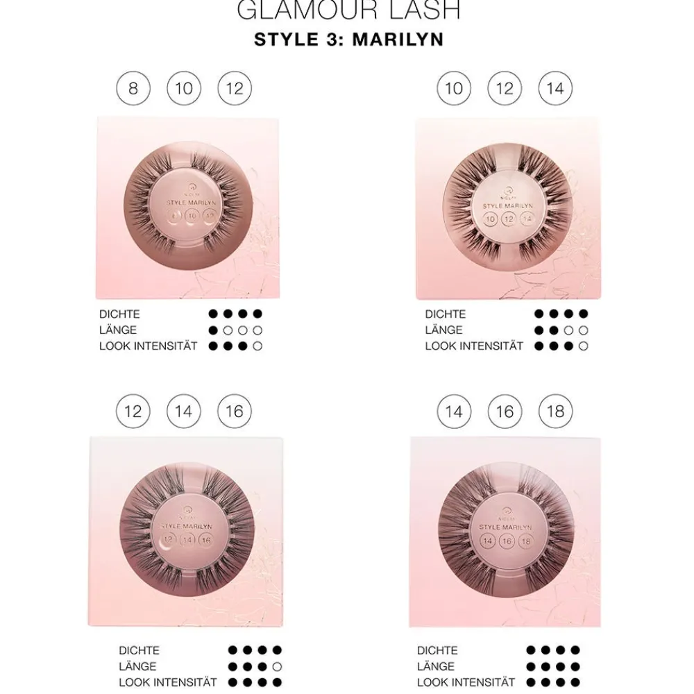 Niclay Wimpern|Glamour Lash Single Marilyn 14/16/18 mm