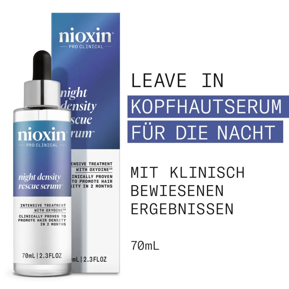 Nioxin Kopfhautpflege|Haarausfall|Night Density Rescue Serum 70 ml