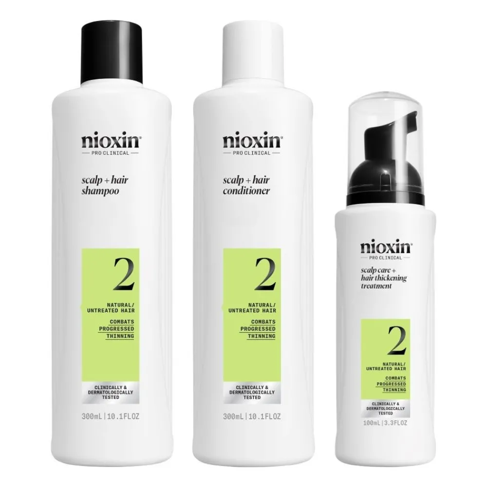 Nioxin Kopfhautpflege|Haarausfall|Scalp + Hair Thickening System 2 Set