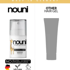 nouni Hagel Nature| Styling-Gel & Creme|Haargel für Kinder und Kleinkinder 50 ml