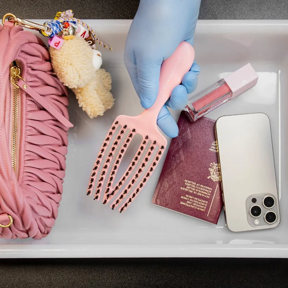 Fingerbrush Care Mini pink-Olivia Garden Outlet