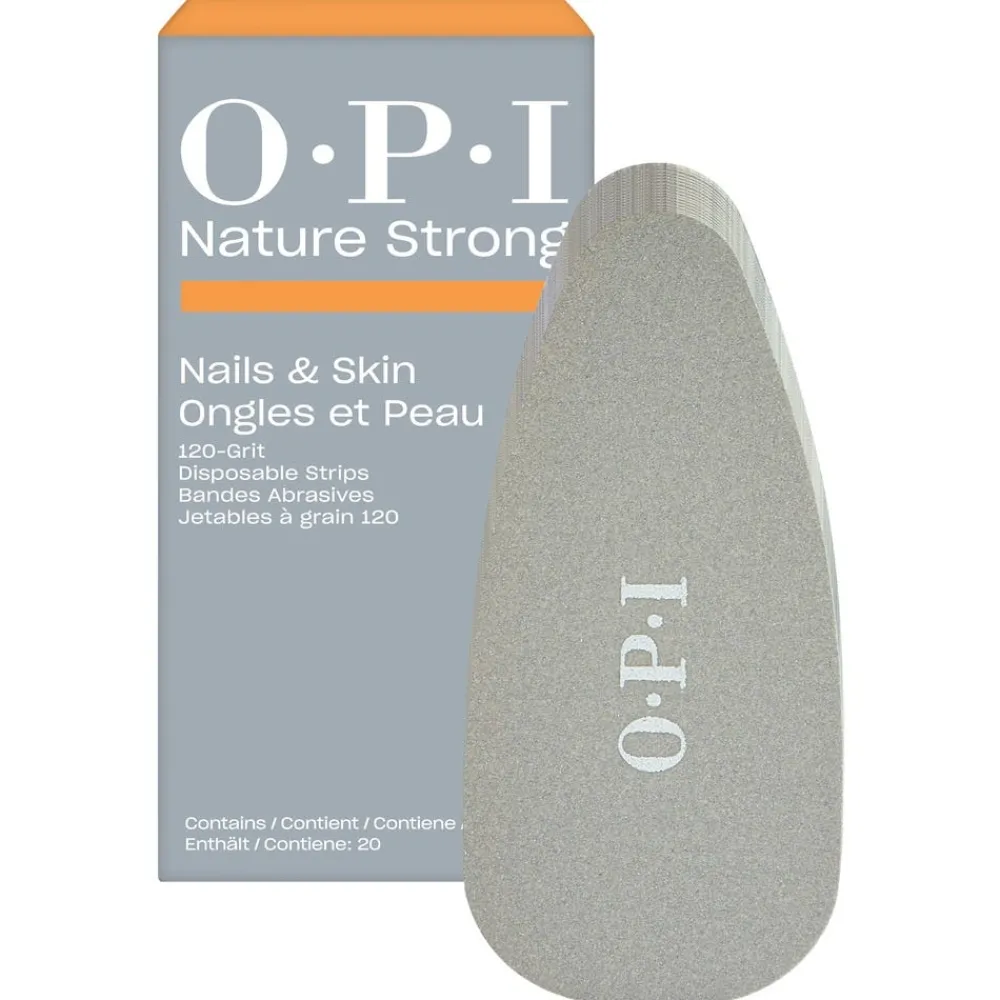 Nature Strong Nails & Skin Disposable Strips 120 Grit 20 Stück-OPI Hot