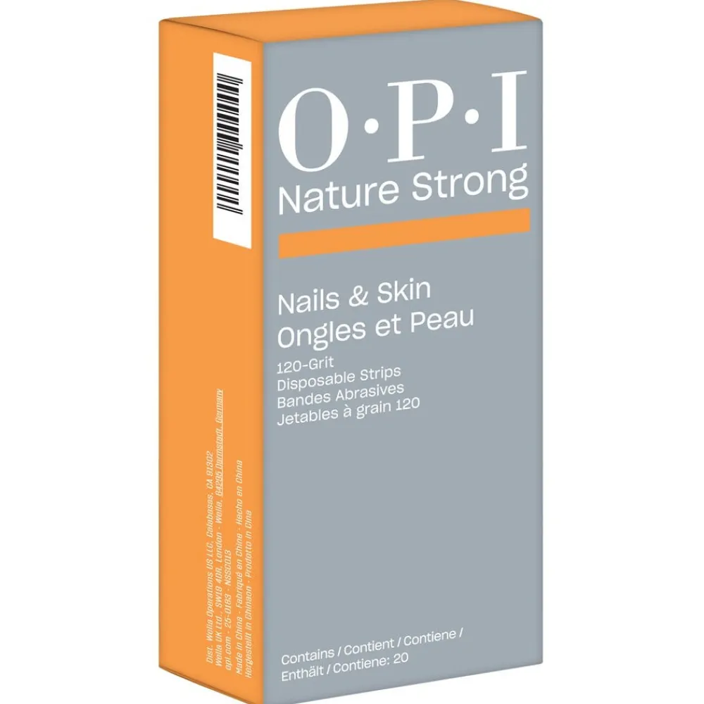 Nature Strong Nails & Skin Disposable Strips 120 Grit 20 Stück-OPI Hot