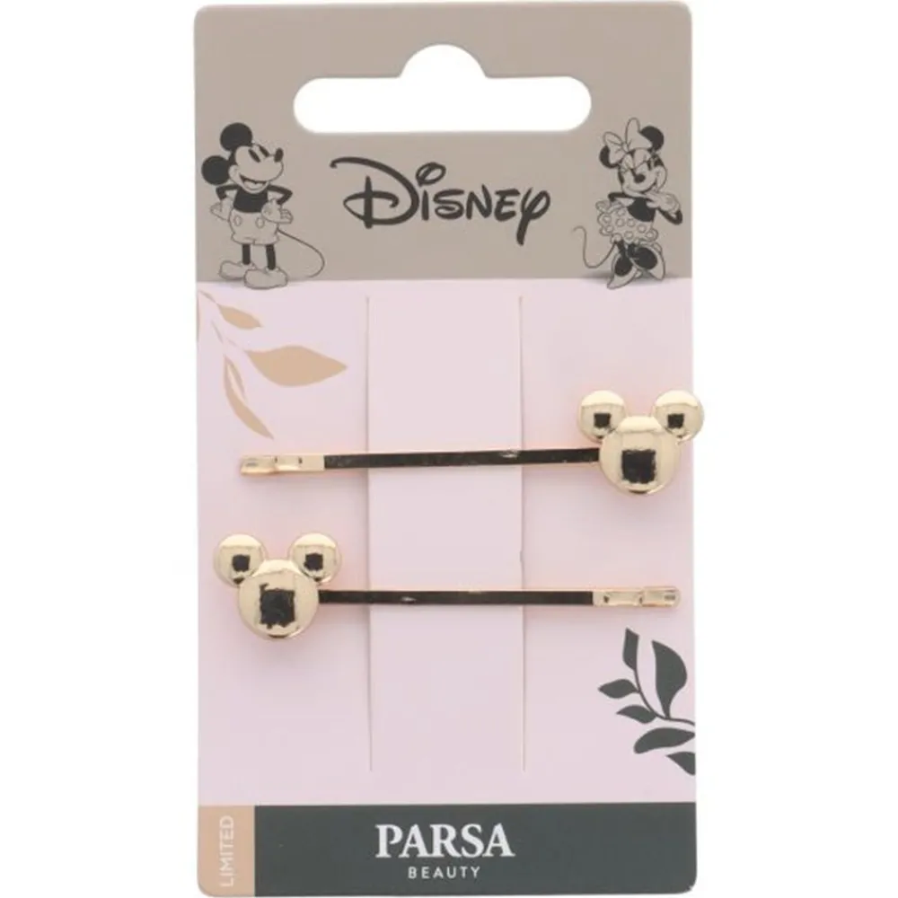 PARSA Haarschmuck^Beauty Haarklemme Gold Mickey Mouse Disney