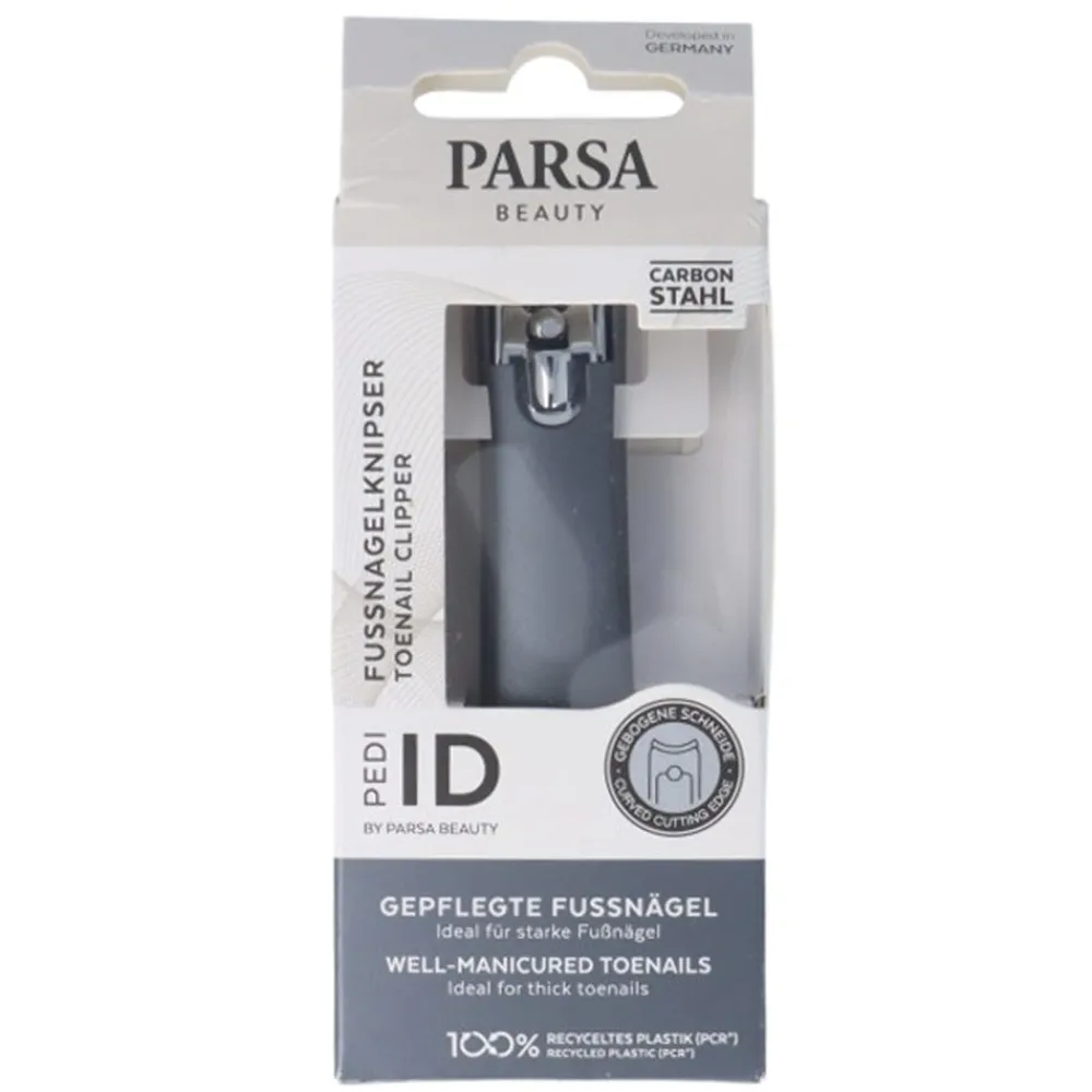 PARSA Beauty Nagelpflege|Hand & Fuß|ID Fußnagelknipser mit Nagelfang