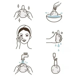 PARSA Beauty Gesicht^Konjac Gesichtsschwamm Clean & Peel