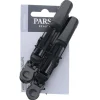 PARSA Beauty Haarklemmen|Haarschmuck^Kroko Klammern in schwarz im 2er Set
