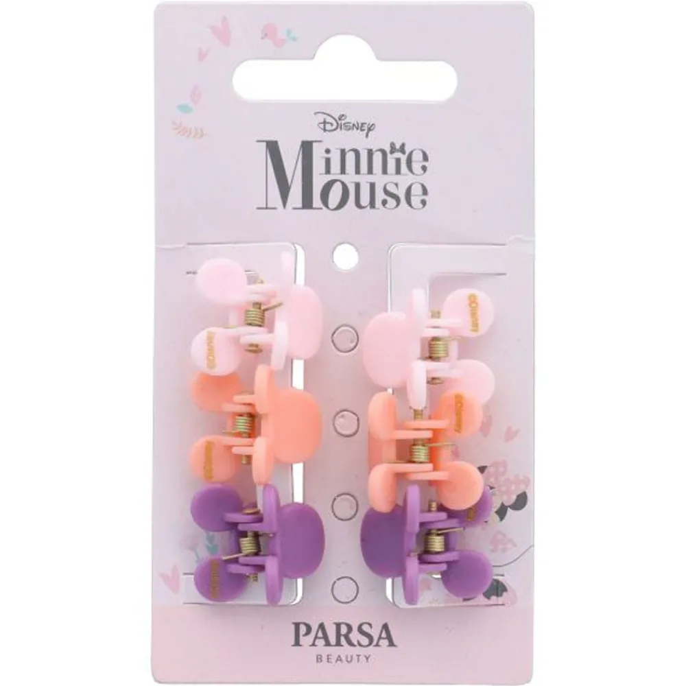 PARSA Beauty Haarschmuck|Mini Haarklammer Mickey Mouse 3 Stück