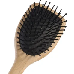 PARSA Beauty Kämme & Bürsten^Profi FSC Holz Haarbürste Paddle Klein mit Kunststoffstiften