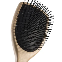 PARSA Beauty Kämme & Bürsten^Profi FSC Holz Haarbürste Paddle Groß mit Kunststoffstiften