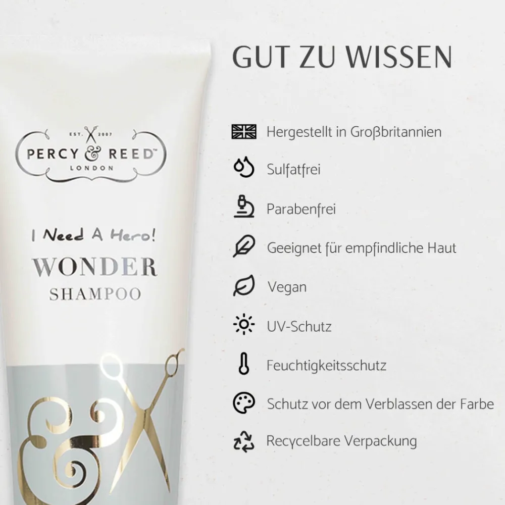 Percy & Reed Hagel Nature| Shampoo^I NEED A HERO! Wonder Shampoo 250 ml