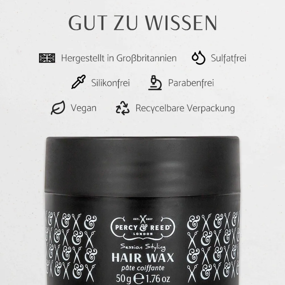 Percy & Reed Hagel Nature| Reisegrößen^SESSION STYLING Hair Wax 50 g