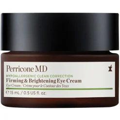 Hypoallergenic Clean Correction Firming & Brightening Eye Cream 15 ml-Perricone MD New