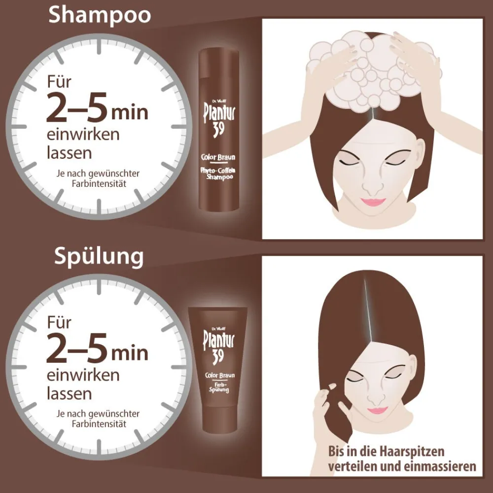 39 Color Braun Farb-Spülung 150 ml-Plantur