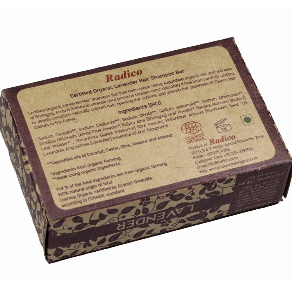 Radico Kopfhautpflege|Hagel Nature^Organic Lavender Hair Shampoo Bar 125 g