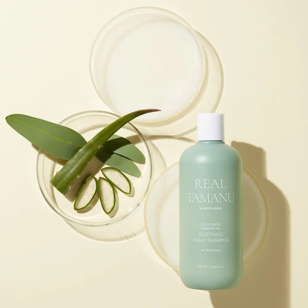 Real Tamanu Cold Press Soothing Scalp Shampoo 400 ml-Rated Green Clearance