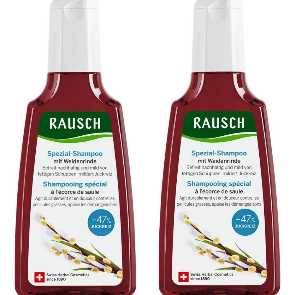 Rausch Hagel Nature| Shampoo^Antischuppen Shampoo 2X 200ml Bundle
