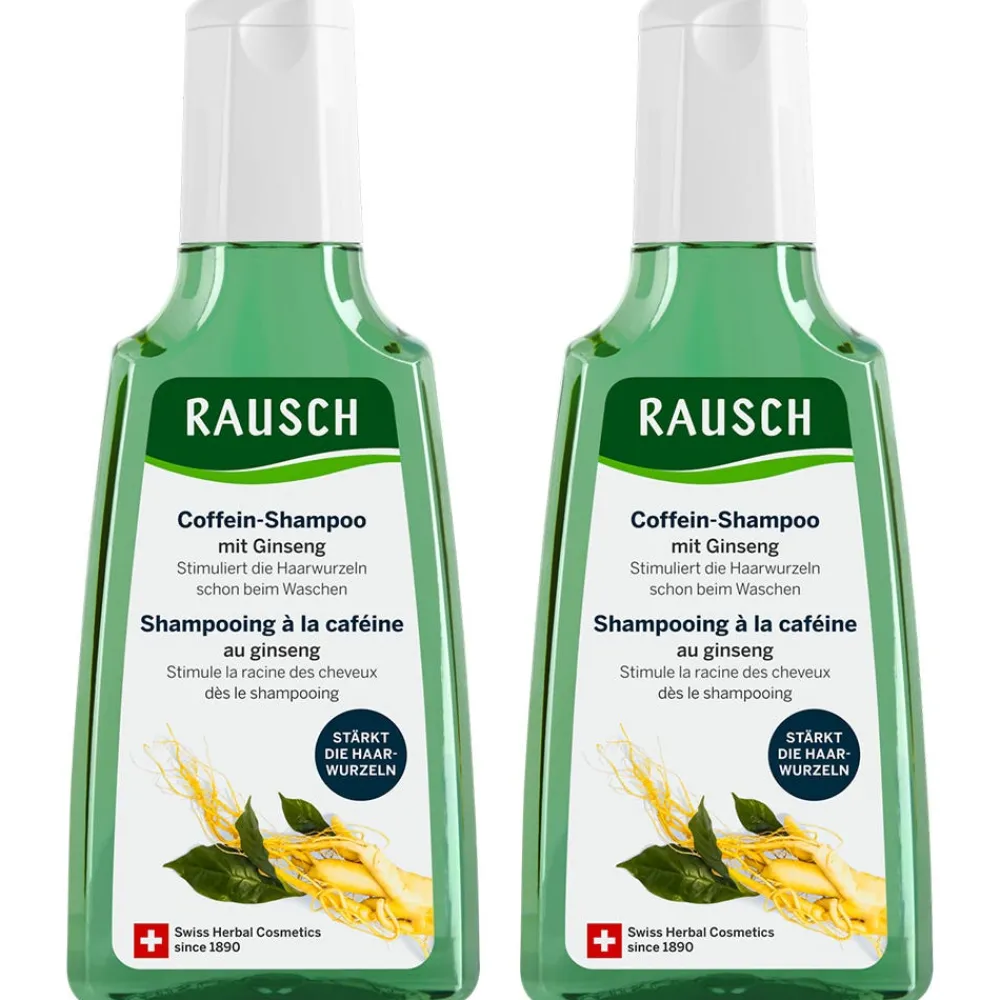 Rausch Hagel Nature| Shampoo|Coffein Shampoo 2X 200ml Bundle