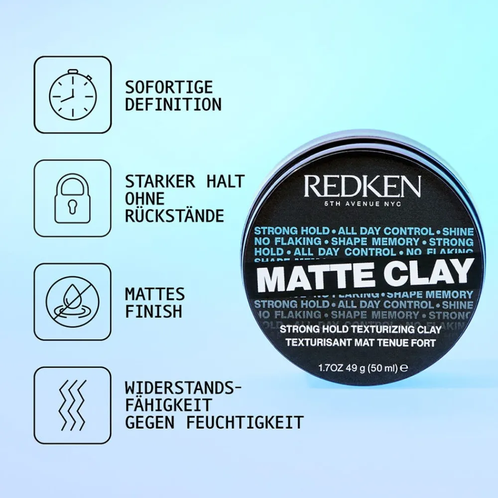 Redken Pomade & Wachs^Matte Clay 50 ml