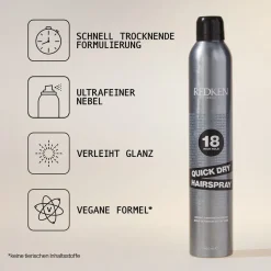 Redken Haarspray & Haarlack|Styling Halt Quick Dry 18 400 ml