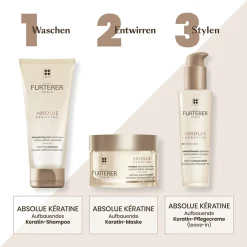 Rene Furterer Reparatur & Stärkung|Hagel Nature|Absolue Kératine Shampoo 200 ml