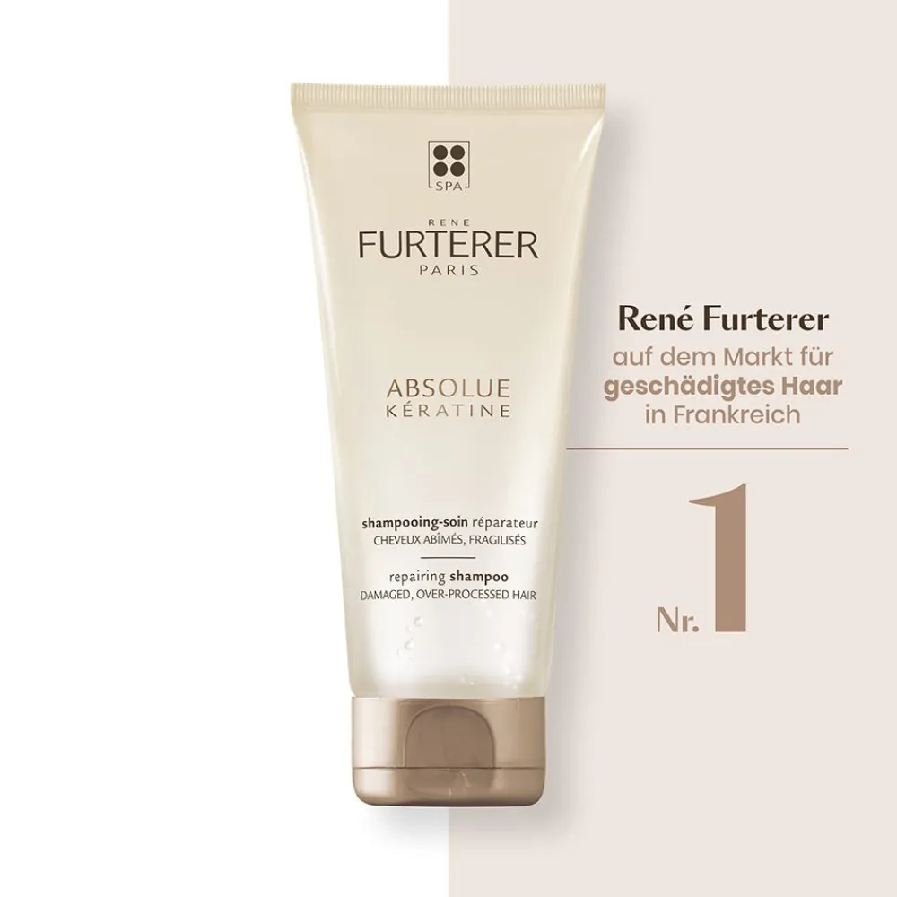 Rene Furterer Reparatur & Stärkung|Hagel Nature|Absolue Kératine Shampoo 200 ml