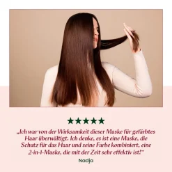 Rene Furterer Reparatur & Stärkung|Hagel Nature|Color Glow Reparierende Farbglanz Maske 200 ml