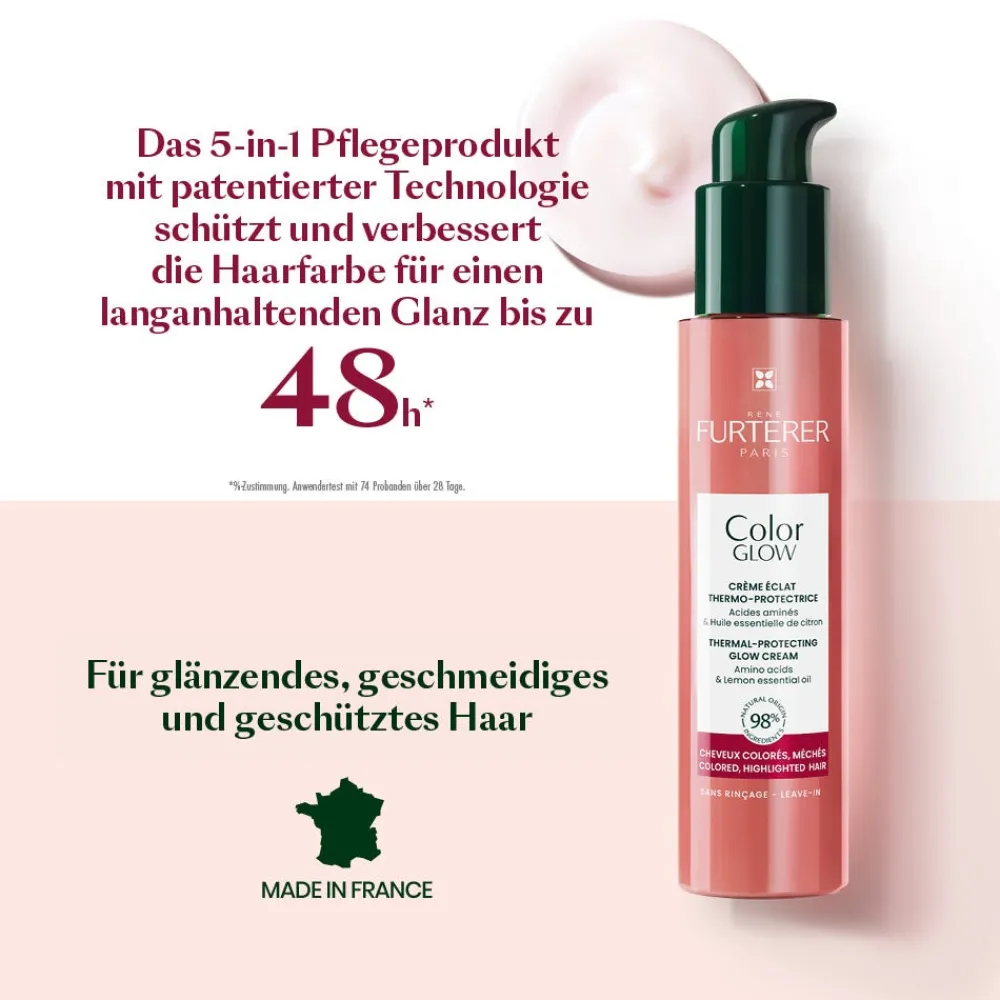 Rene Furterer Reparatur & Stärkung|Hagel Nature|Color Glow Hitzeschützende Farbglanz Creme 100 ml