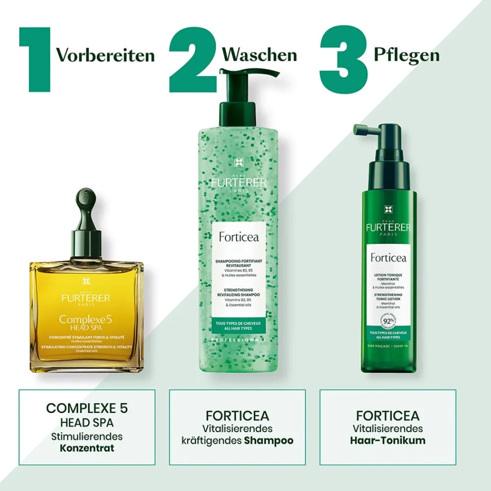 Rene Furterer Hagel Nature| Shampoo|Forticea Vitalisierendes Shampoo 600 ml