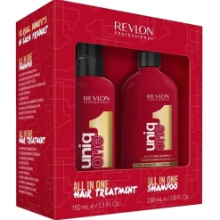 Revlon Uniq One Set Hair Treatment Classic + Shampoo-REVLON Professional Discount
