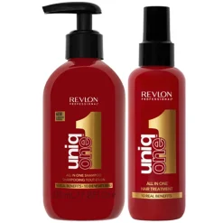 Revlon Uniq One Set Hair Treatment Classic + Shampoo-REVLON Professional Discount