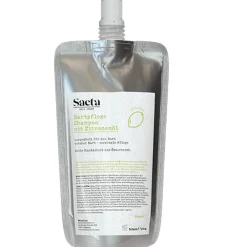Saeta Haarausfall|Bartpflege^Bartshampoo mit Zitronenöl Nachfüllbeutel 200 ml