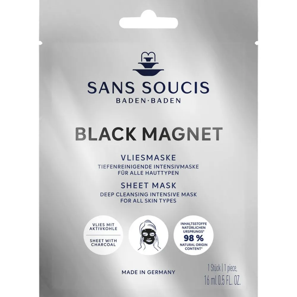 Black Magnet Vliesmaske 16 ml-Sans Soucis New