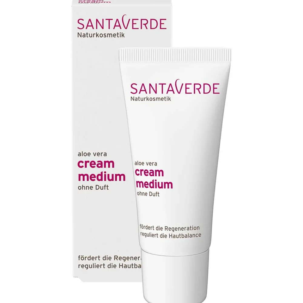 Cream Medium ohne Duft 30 ml-Santaverde Discount