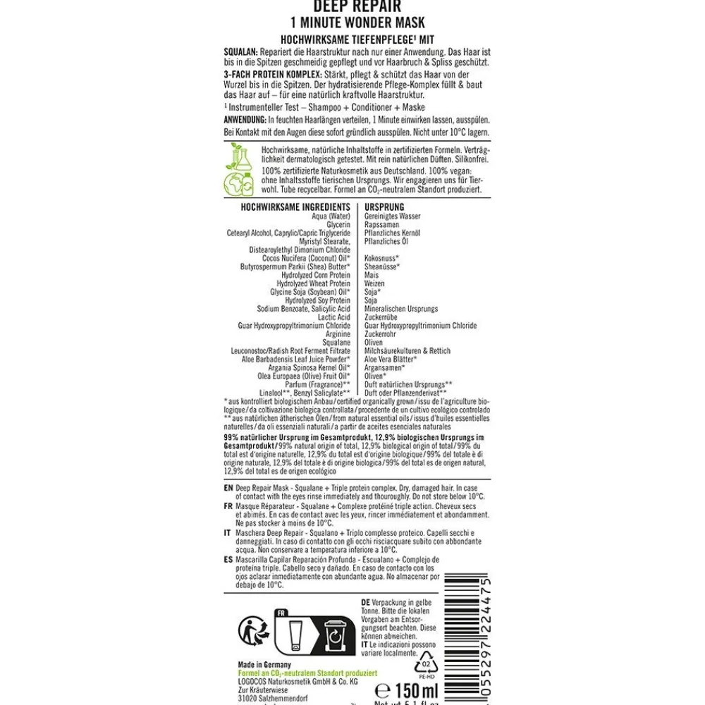 Deep Repair Maske 150 ml-SANTE Discount