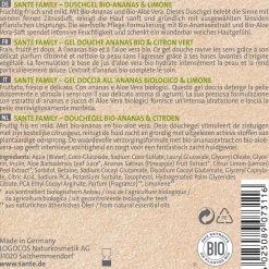 FAMILY Duschgel Bio-Ananas & Limone 500 ml-SANTE Best
