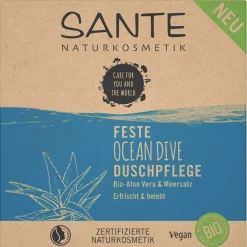 SANTE Hagel Nature|Körper|Feste Duschpflege Ocean Dive 80 g