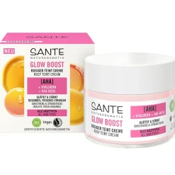 SANTE Hagel Nature|Gesicht^Glow Boost Aminosäure & Bio-Aloe Vera Rosiger Teint Creme AHA 50 ml