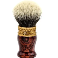 Saponificio Varesino Hautpflege|Shaving Brush - Pewter / Coco Cocobolo handle