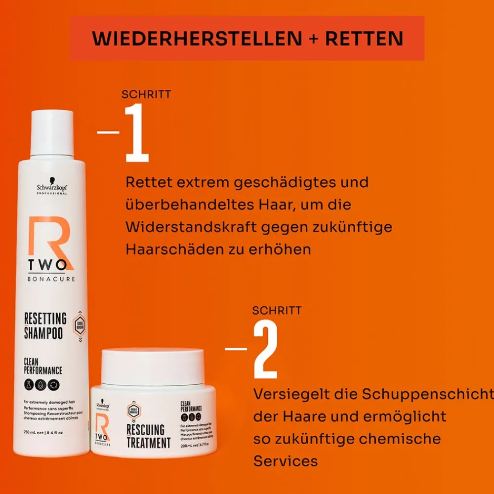 Schwarzkopf Professional Reparatur & Stärkung|Hagel Nature|Schwarzkopf BC Bonacure R-TWO Rescuing Treatment 200 ml