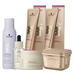 Schwarzkopf Professional Tönung|Blondierung|Schwarzkopf Blondme Colour Cool Blonde Bundle